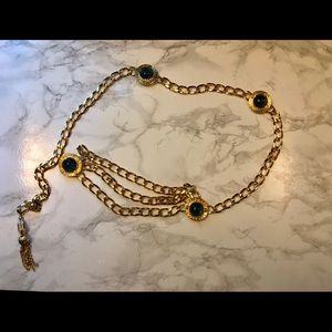 St. John Gold Chain Vintage Belt